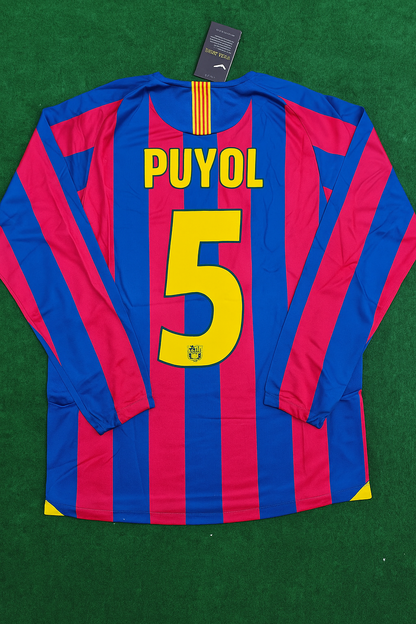 Carles Puyol Barcelona 2014 Retro-Trikot