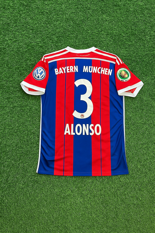 Xabi Alonso Bayern Munich 2014-2015 Trikot Kit Jersey Soccer Shirt