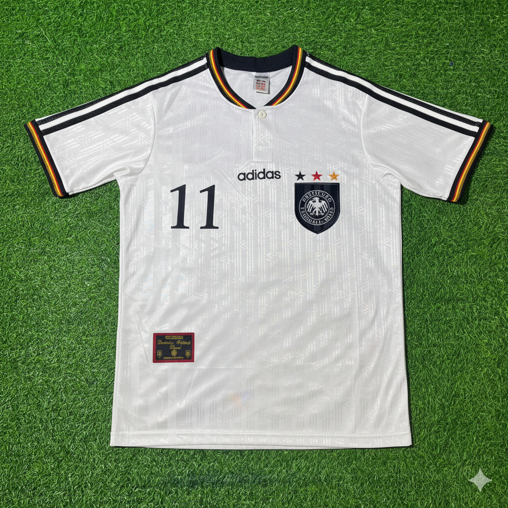 Stefan Kuntz Deutschland EM 1996 Finale Heim Retro Fußballtrikot Set