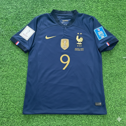 Olivier Giroud France 2022 World Cup Final Retro Jersey Maillot Trikot Soccer Shirt