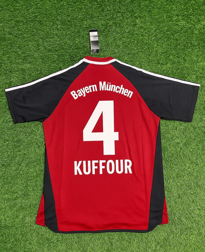 Samuel Kuffour Bayern Munich 2001/2002 Red Retro Football Jersey