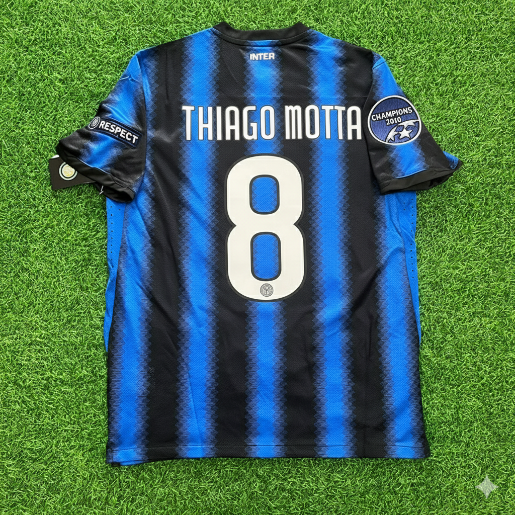 Thiago Motta - Inter 2010 2011 Jersey Soccer Trikot Maillot Maglia Soccer Shirt