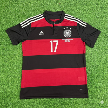 Leon Goretzka Germany Deutschland 2014 World Cup Brazil Black Red Retro Jersey Trikot Soccer Shirt