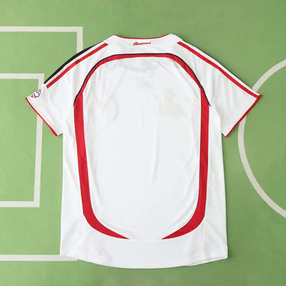 A.C. Milan 06/07 Away White Retro Jersey Trikot Soccer Shirt