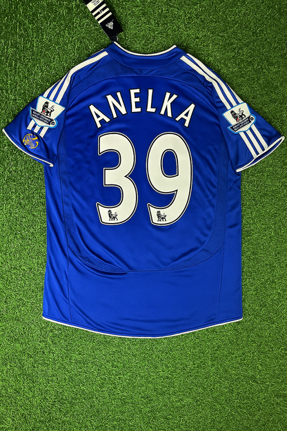 Nicolas Anelka – Chelsea 2006–2008 Season Retro Kit Jersey – | Trikot | Maillot Soccer Shirt