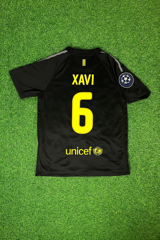 Xavi Black Barcelona 2011/12 Retro Kit Shirt Jersey Trikot Maglia