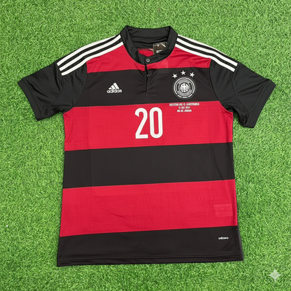 Jerome Boateng Germany Deutschland 2014 World Cup Brazil Black Red Retro Jersey Trikot Soccer Shirt