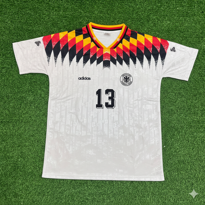 Rudi Völler Deutschland 1994 Weltmeisterschaft Retro Football Jersey Kit