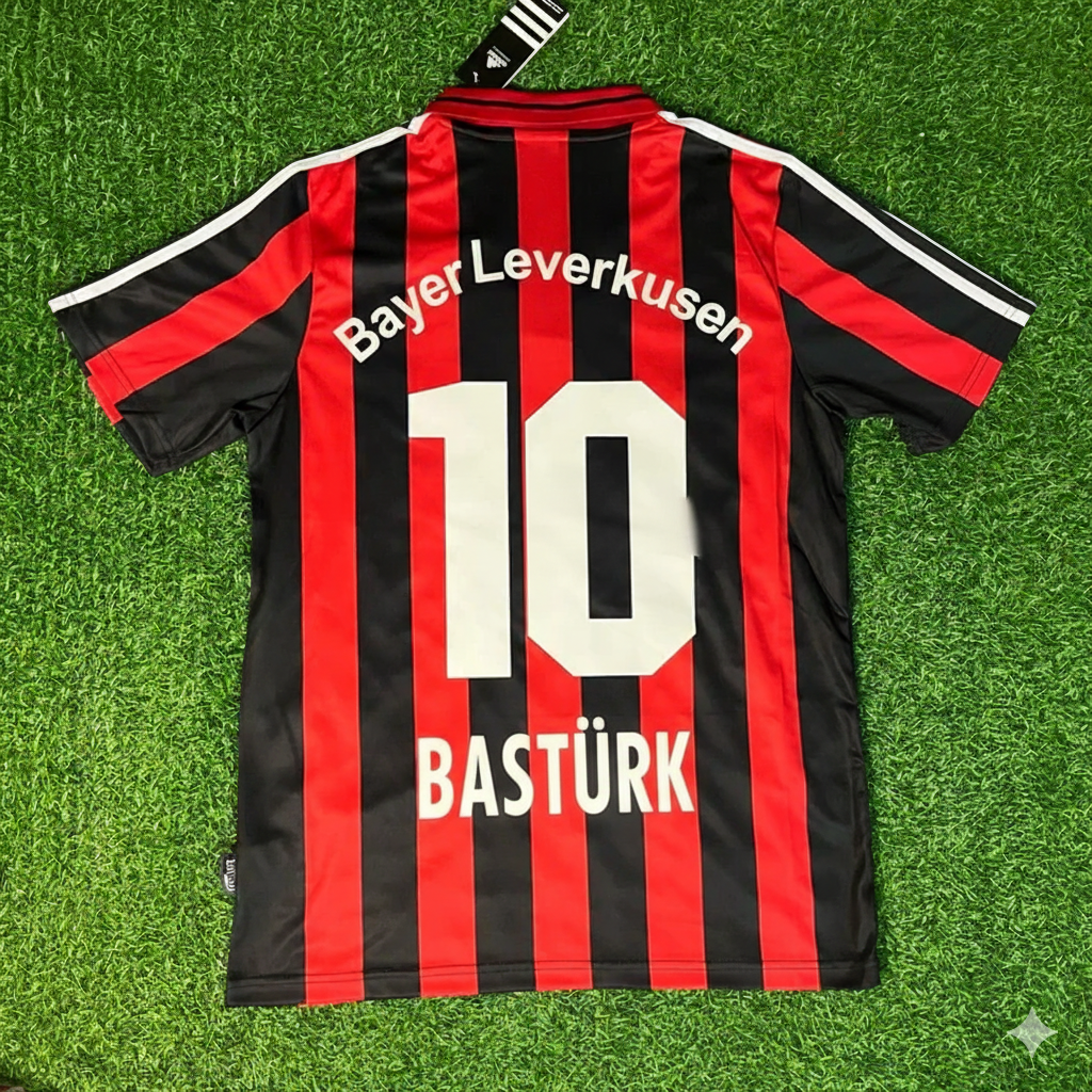 Yıldıray Bastürk Bayer 04 Leverkusen 2001-2002 Heimtrikot | Retro Kit | Trikot Soccer Shirt