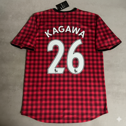 Shinji Kagawa Manchester United 2012 2013 Season Red Retro Jersey Maillot Trikot