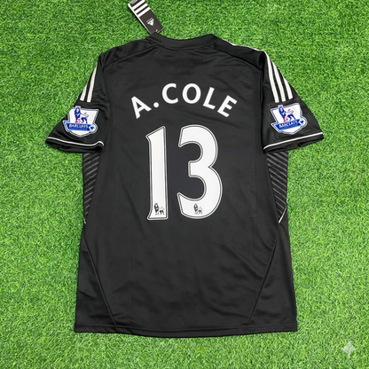 Ashley Cole Chelsea 2013-14 Black Retro Football Jersey Kit