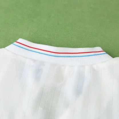 Olympique De Marseille 1990 Saison Domicile Maillot Rétro Blanc Trikot Maillot De Football