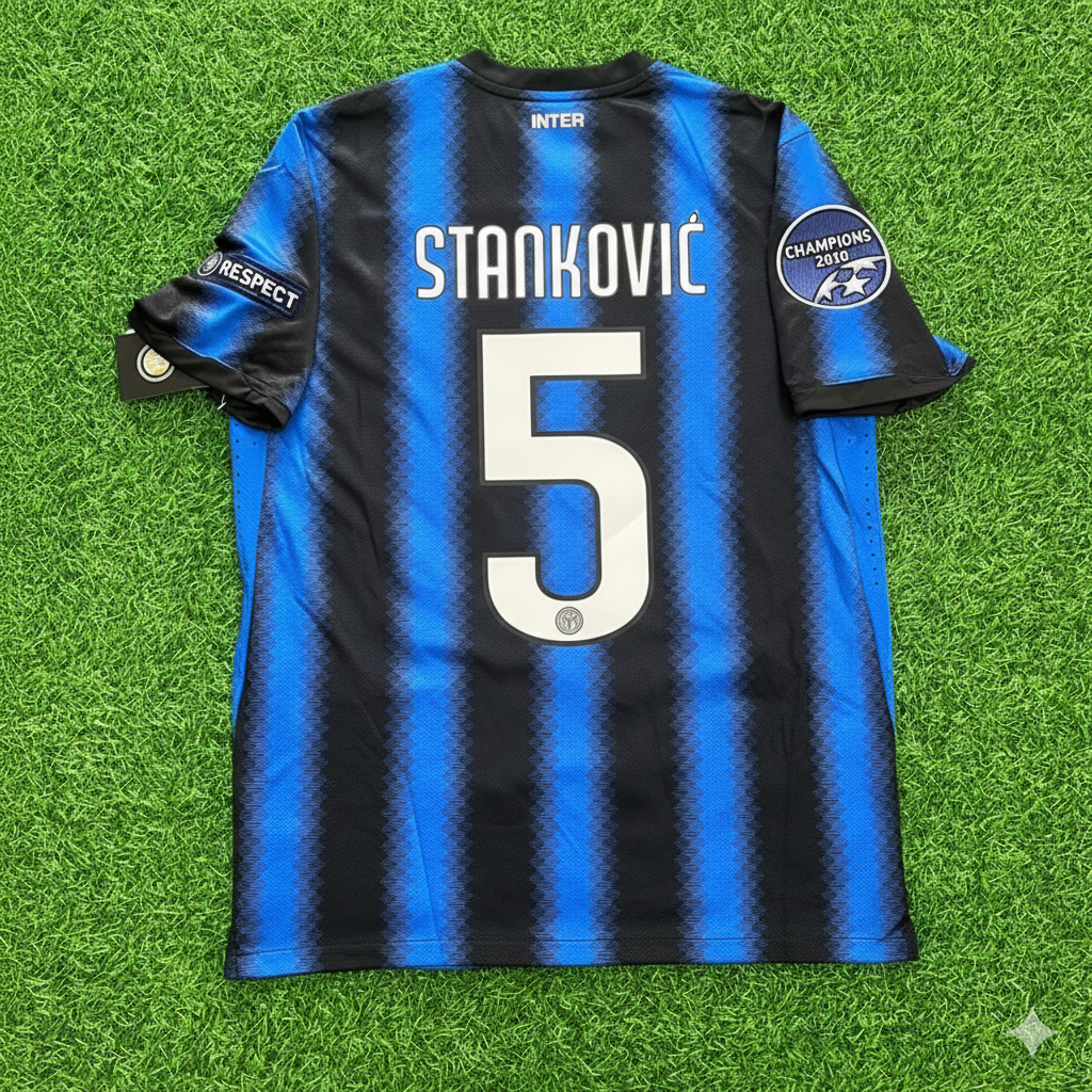Dejan Stankovic - Inter 2010 2011 Jersey Soccer Trikot Maillot Maglia Soccer Shirt
