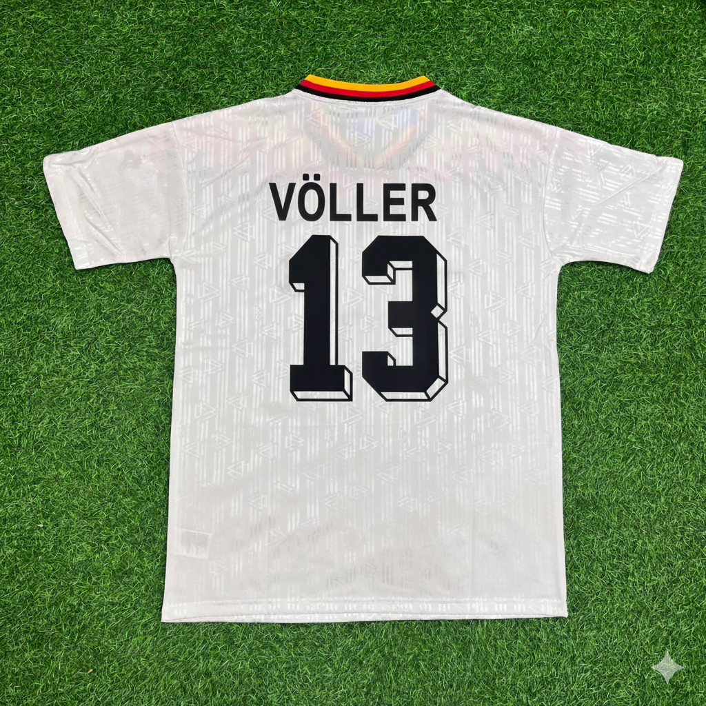 Rudi Völler Deutschland 1994 Weltmeisterschaft Retro Football Jersey Kit