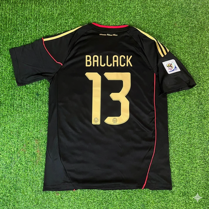 Michael Ballack - Germany Deutschland 2010 World Cup Black Jersey Trikot