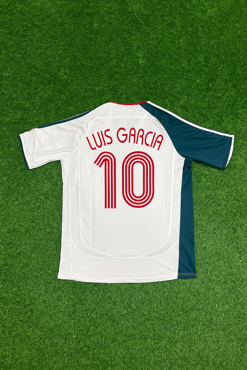 Luis Garcia Liverpool 2006 2007 White Retro Jersey