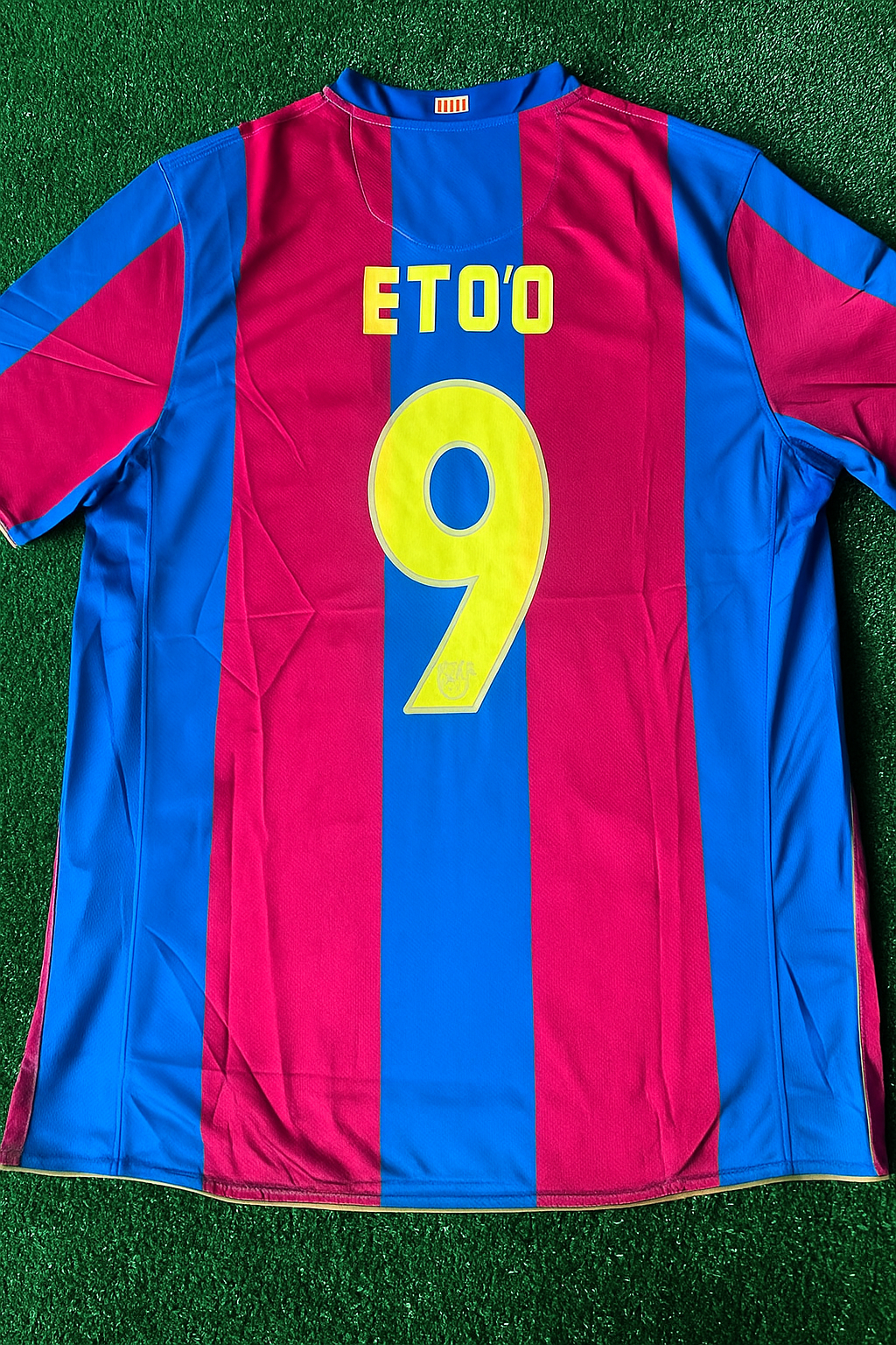 Samuel Eto'o Barcelona 2007 2008 Retro Jersey Maillot Trikot Maglia