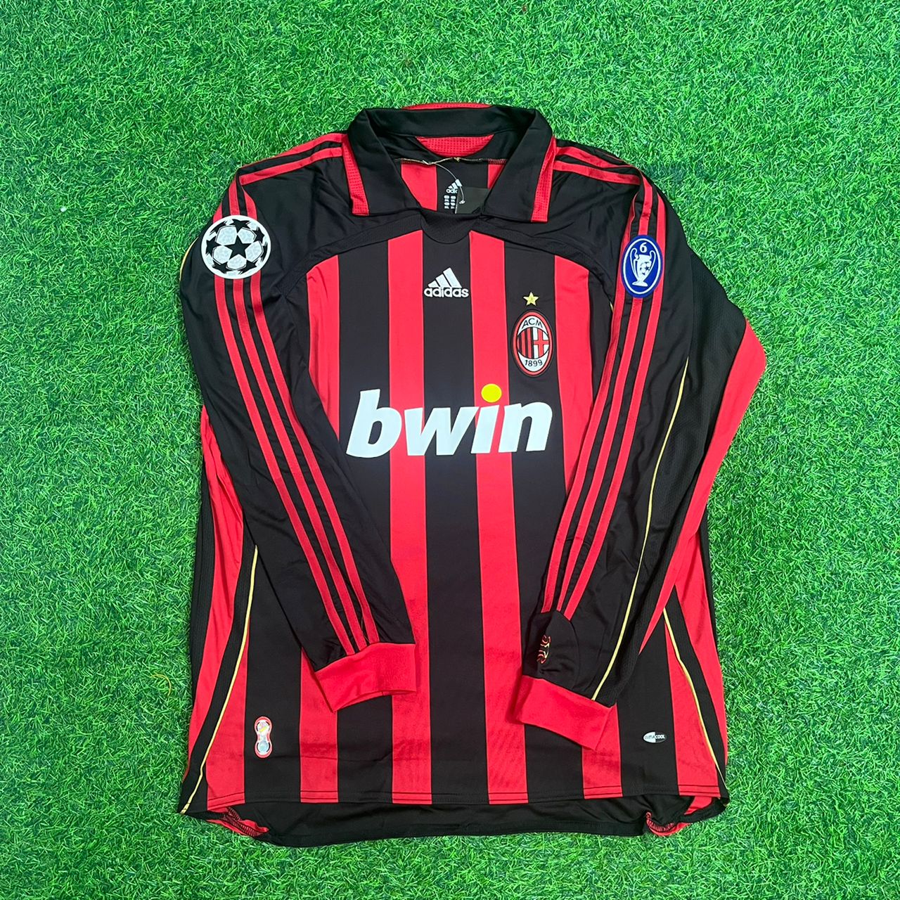 Kaká Leite AC Milan 2006 2007 Red Black Retro Jersey