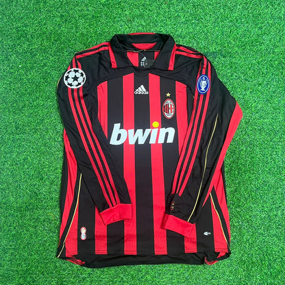 Kaká Leite AC Milan 2006 2007 Red Black Retro Jersey