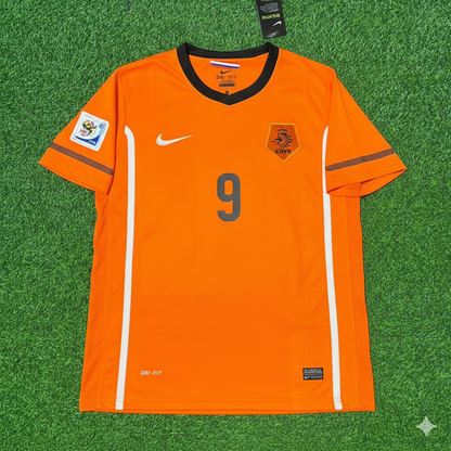 Dirk Kuyt Netherlands Retro Football Jersey Kit