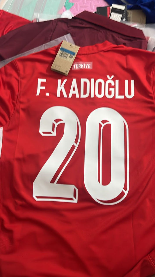 FERDİ KADIOĞLU Turkey Turkey Euro 2024 European Championship Football Jersey Jersey Knitwear Maillot
