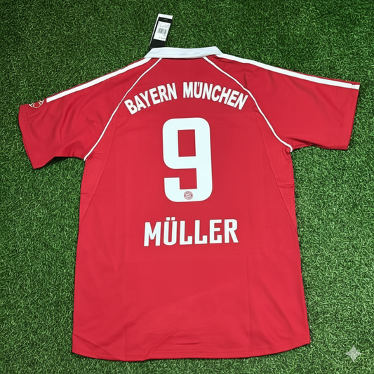 Gerd Müller Bayern Munich Retro Red Retro Football Jersey Kit