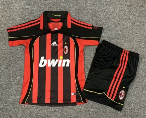 AC Milan 2007 Kids Children Home Retro Jersey