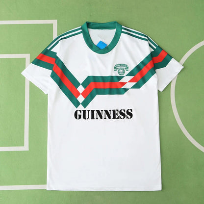 Cork City F.C 88/89 Season White Home Retro Jersey Trikot Soccer Shirt