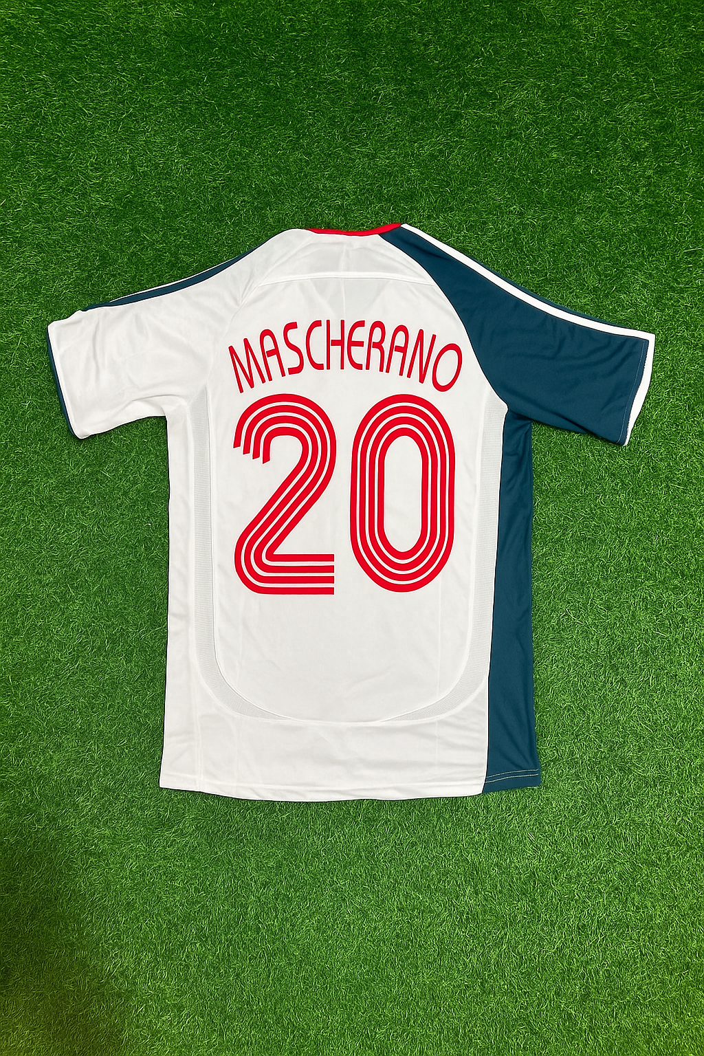 Javier Mascherano Liverpool 2006 2007 White Retro Jersey