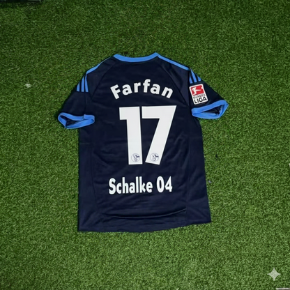 Jefferson Farfan Schalke 04 Retro Away Heimtrikot 10-11 Rot Fußball Trikot