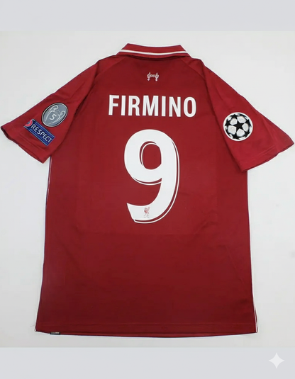 Roberto Firmino Liverpool 2019 CL Final Retro Kit Jersey Trikot Maillot Maglia