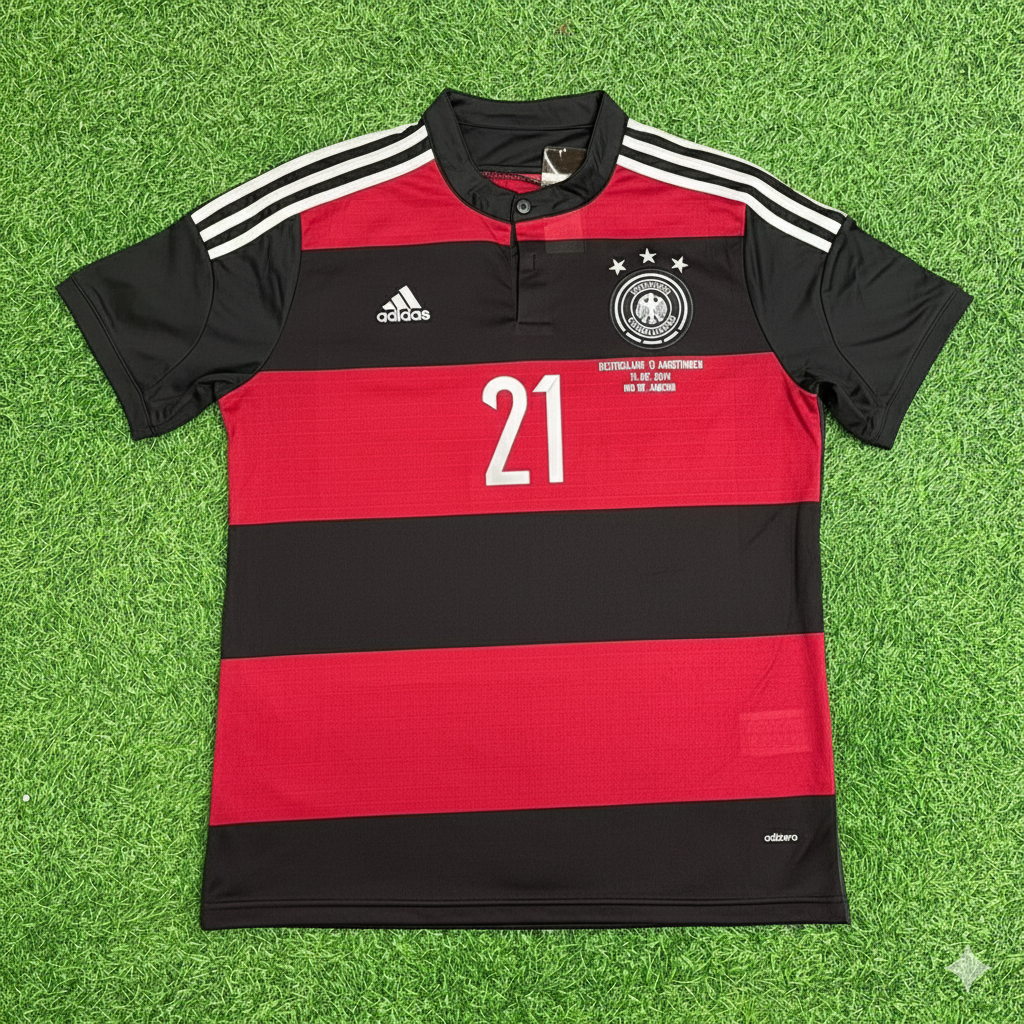 Marco Reus Germany Deutschland 2014 World Cup Brazil Black Red Retro Jersey Trikot Soccer Shirt