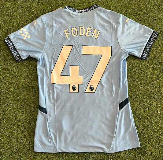 Manchester City 2025 Football Jersey Maillot Phil foden Doku