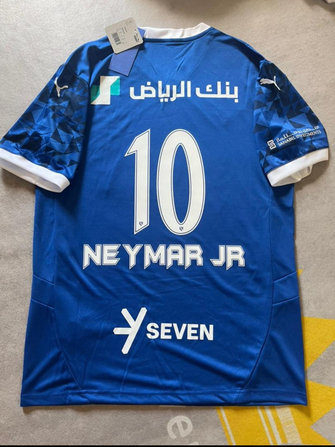 Neymar Jr Al Hilal 2024 New Season White Retro Football