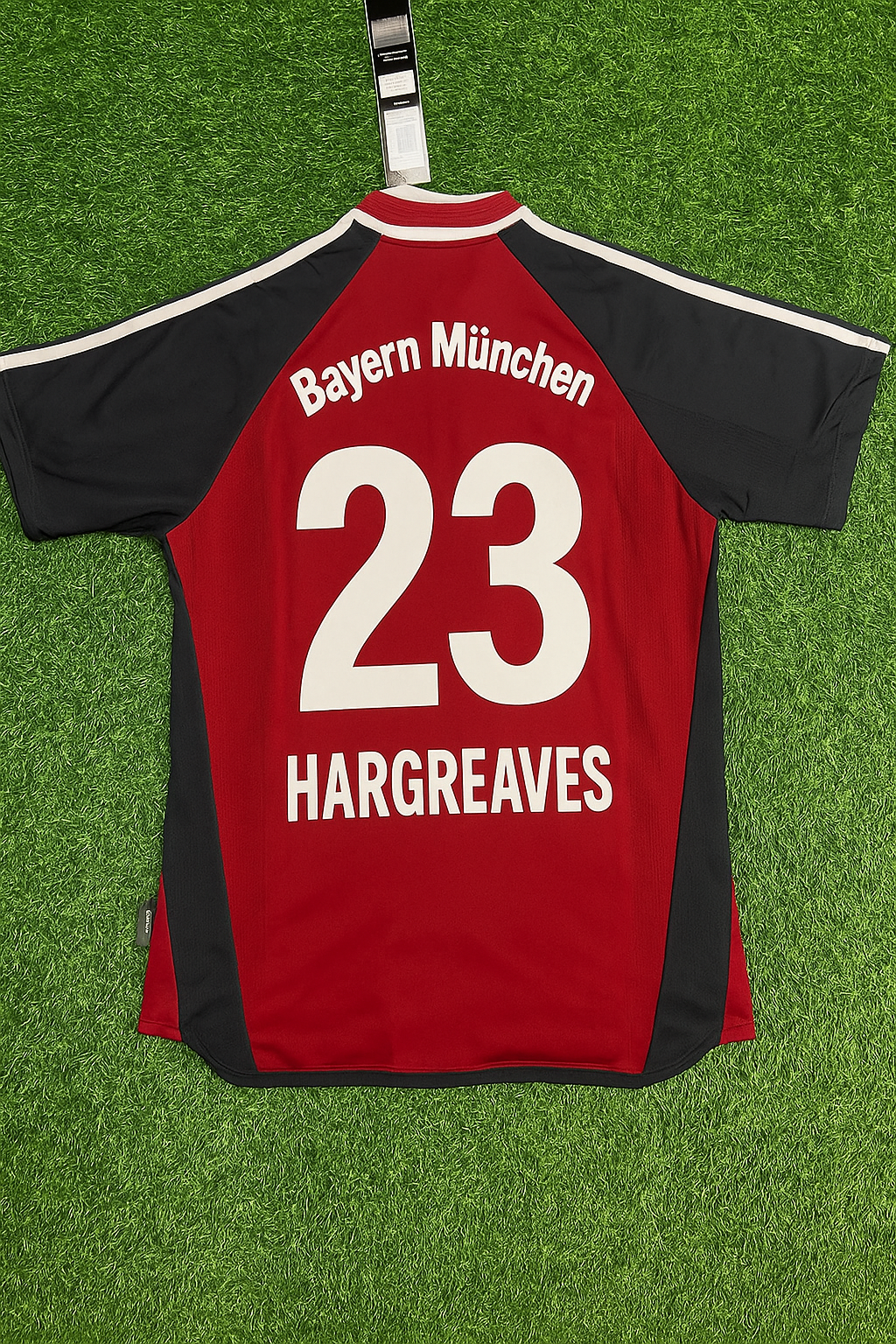 Owen Hargreaves Bayern Munich 2001/2002 Red Retro Football Jersey