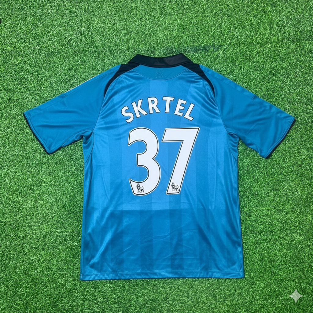 Martin Skrtel Liverpool 2008–2009 Green Retro Football Jersey Kit