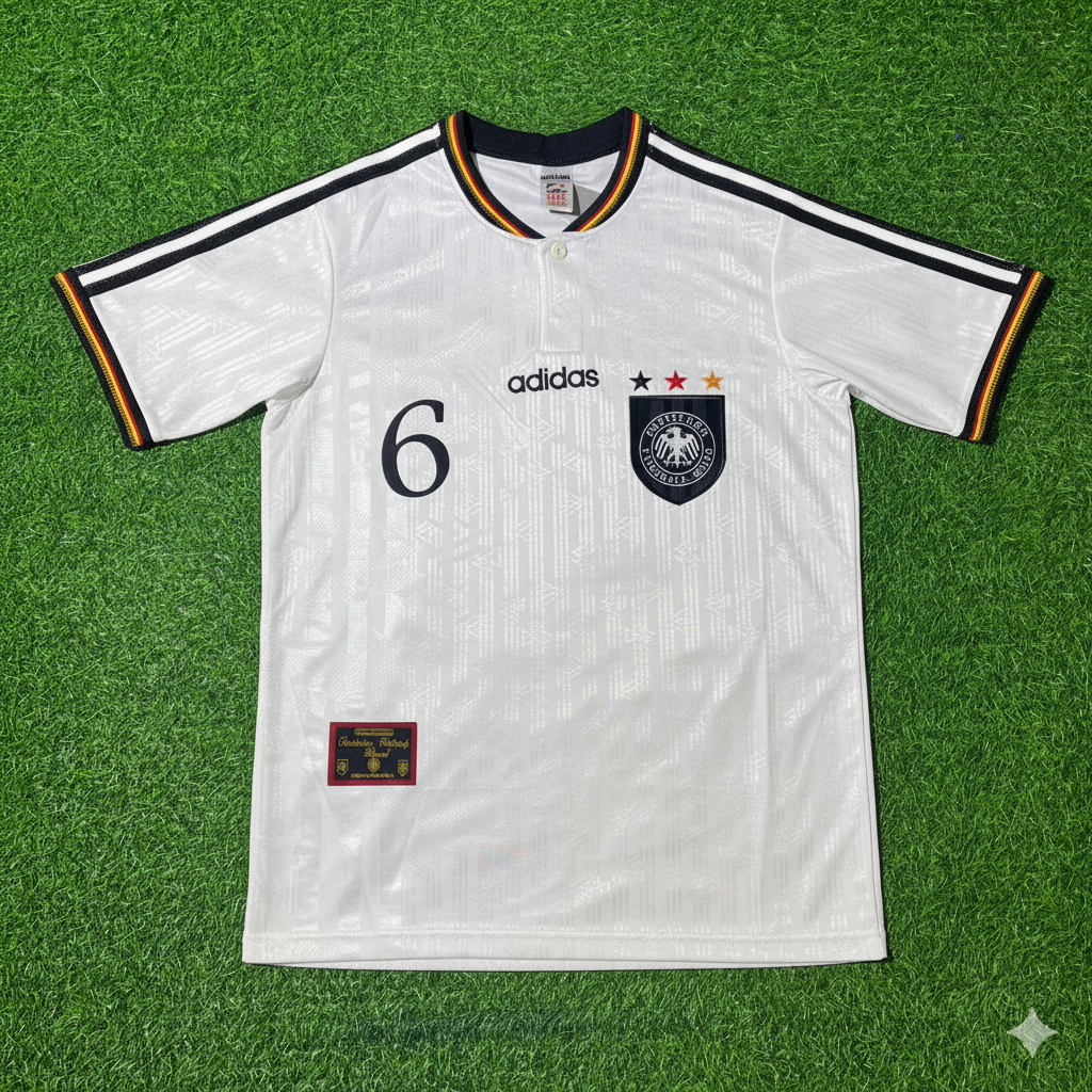 Matthias Sammer Deutschland EM 1996 Finale Heim Retro Fußballtrikot Set