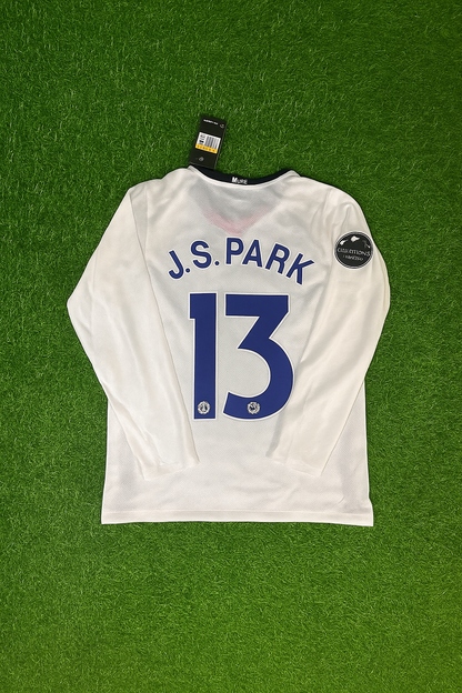 Ji sung-Park 13 Manchester United 2009 Champions Leage Final Rome Retro Long Sleeve Jersey Trikot