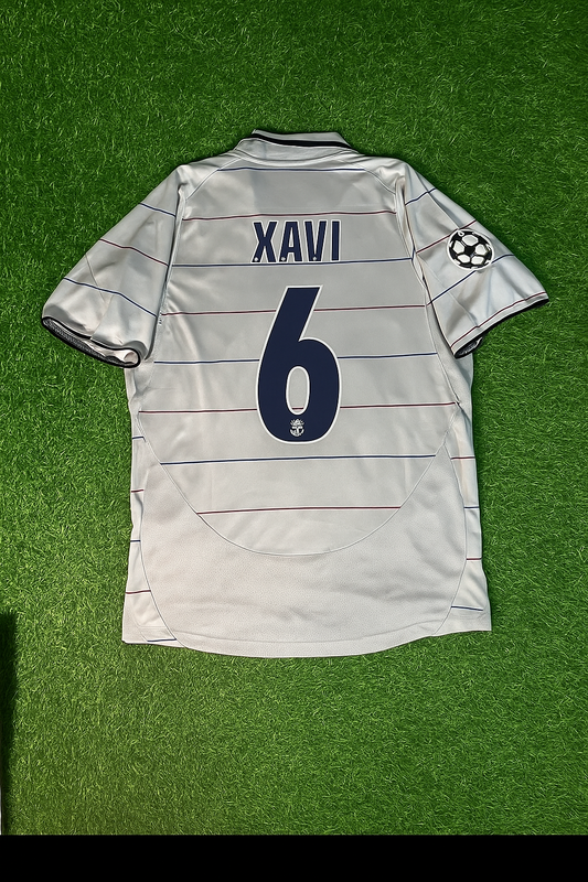 Xavi Hernandez 6 - Barcelona 2004/2005 Blue Garnet Retro Jersey Trikot