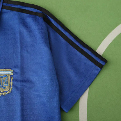 Argentina 1994 Season Away Blue Retro Jersey Trikot Soccer Shirt