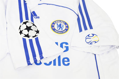 Chelsea White Retro Lampard Jersey Soccer Shirt