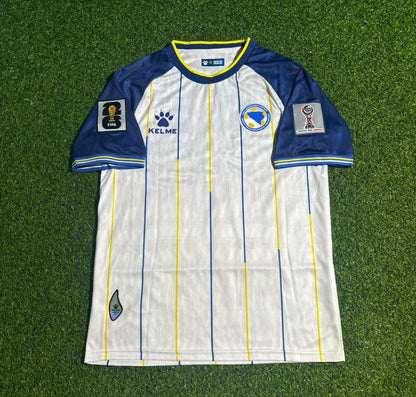 Amar Dedic Bosnia and Herzegovina 2026 World Cup White Football Jersey