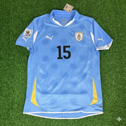 Federico Valverde Uruguay 2010 South Africa World Cup Blue Retro Jersey