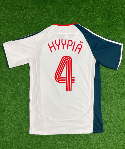 Sami Hyppiä Liverpool 2006 2007 White Retro Jersey