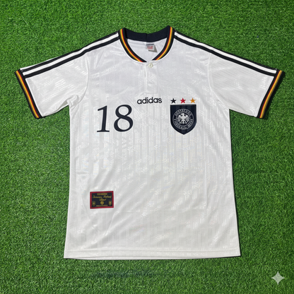Jürgen Klinsmann Deutschland EM 1996 Finale Heim Retro Fußballtrikot Set