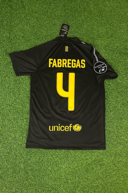 Cesc Fabregas Black Barcelona 2011/12 Retro Kit Shirt Jersey Trikot Maglia