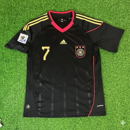 Bastian Schweinsteiger - Germany Deutschland 2010 World Cup Black Jersey Trikot