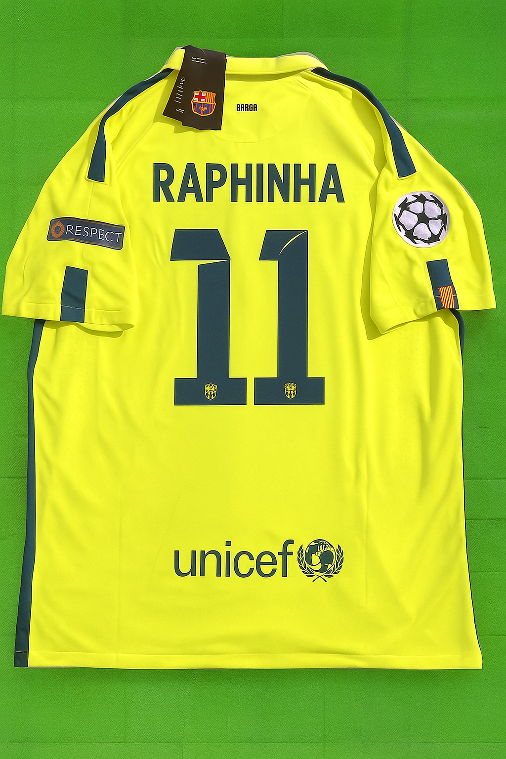 Raphinha 14/15 Retro Gelbes Trikot Maillot Trikot Maglia Fußballshirt