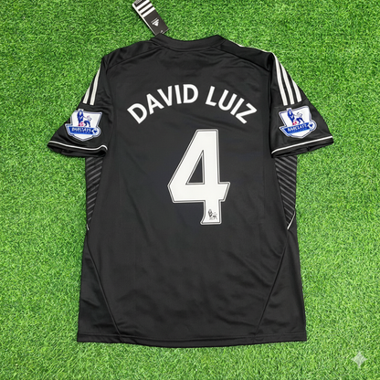David Luiz Chelsea 2013-14 Black Retro Football Jersey Kit