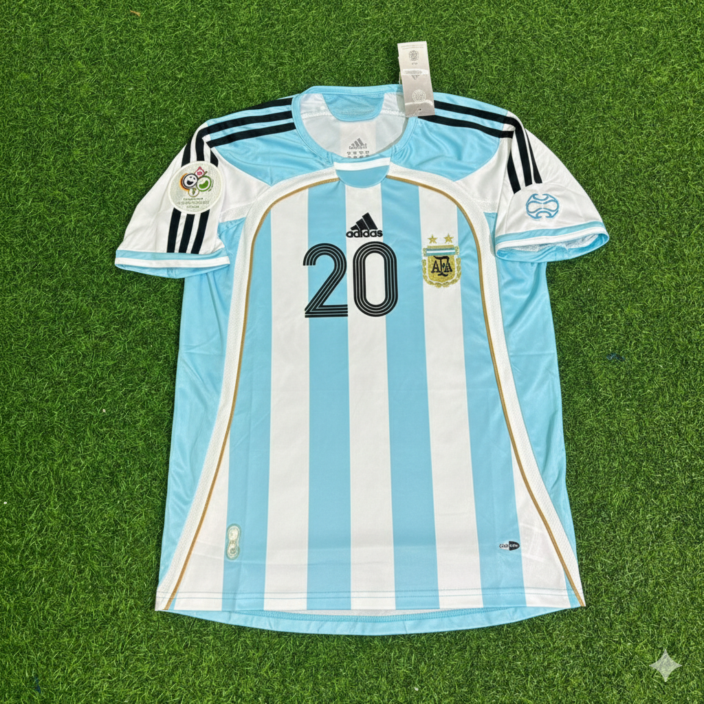 Julio Cruz Argentine 2006 Coupe du Monde Rétro Maillot de Football Maillot Trikot